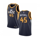 Youth Nike Utah Jazz #45 Donovan Mitchell Swingman Navy Blue Road NBA Jersey - Icon Edition