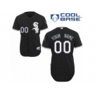 Women's Majestic Chicago White Sox Customized Replica Black Alternate Home Cool Base MLB Jersey