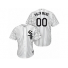 Women's Majestic Chicago White Sox Customized Replica White Home Cool Base MLB Jersey