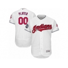 Men's Majestic Cleveland Indians Customized White 2016 World Series Bound Flexbase Authentic Collection MLB Jersey