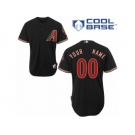 Youth Majestic Arizona Diamondbacks Customized Replica Black Alternate Home Cool Base MLB Jersey