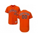 Men's Majestic Houston Astros Customized Orange Flexbase Authentic Collection MLB Jersey