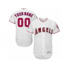 Men's Majestic Los Angeles Angels of Anaheim Customized White Flexbase Authentic Collection MLB Jersey