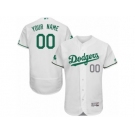 Men's Majestic Los Angeles Dodgers Customized White Celtic Flexbase Authentic Collection MLB Jersey