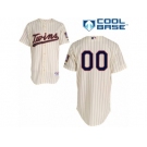 Women's Majestic Minnesota Twins Customized Replica Cream Alternate Cool Base MLB Jersey