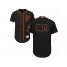 Men's Majestic San Francisco Giants Customized Black Flexbase Authentic Collection MLB Jersey