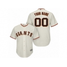 Women's Majestic San Francisco Giants Customized Replica Cream Home Cool Base MLB Jersey