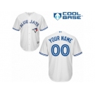 Youth Majestic Toronto Blue Jays Customized Authentic White Home MLB Jersey