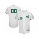 Men's Majestic Washington Nationals Customized White Celtic Flexbase Authentic Collection MLB Jersey