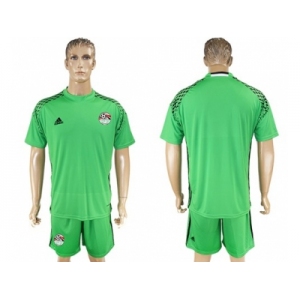 Egypt Blank Green Goalkeeper Soccer Country Jersey