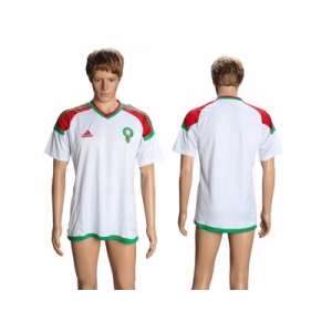 Morocco Blank Away Soccer Country Jerse