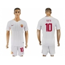 Roma #10 Totti Away Soccer Club Jersey