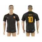 Roma #10 Totti Sec Away Soccer Club Jersey