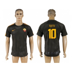 Roma #10 Totti Sec Away Soccer Club Jersey