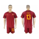 Roma #13 Peres Red Home Soccer Club Jersey