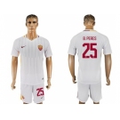 Roma #25 B.Peres Away Soccer Club Jersey