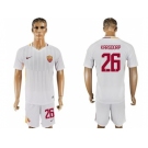 Roma #26 Karsdorp Away Soccer Club Jersey