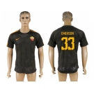 Roma #33 Emerson Sec Away Soccer Club Jersey