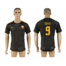 Roma #9 Dzeko Sec Away Soccer Club Jersey