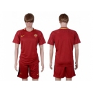 Roma Blank Red Home Soccer Club Jersey