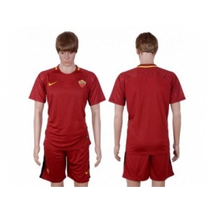 Roma Blank Red Home Soccer Club Jersey