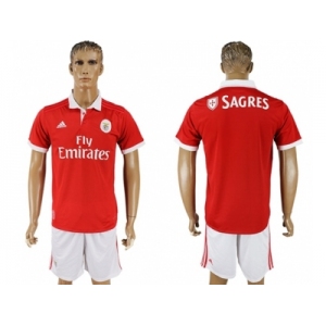 Benfica Blank Home Soccer Club Jersey