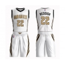 Youth Atlanta Hawks #22 Cam Reddish Swingman White Basketball Suit Jersey - City Edition