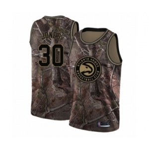Youth Atlanta Hawks #30 Damian Jones Swingman Camo Realtree Collection Basketball Jersey