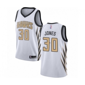 Youth Atlanta Hawks #30 Damian Jones Swingman White Basketball Jersey - City Edition
