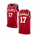 Youth Nike Atlanta Hawks #17 Dennis Schroder Authentic Red NBA Jersey Statement Edition