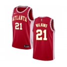 Youth Nike Atlanta Hawks #21 Dominique Wilkins Swingman Red NBA Jersey Statement Edition