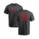 NFL Nike Houston Texans #74 Kendall Lamm Ash One Color T-Shirt
