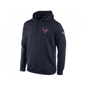 Houston Texans Nike Navy KO Chain Fleece Pullover Performance Hoodie