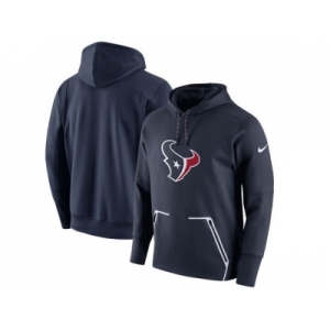 Men Houston Texans Nike Navy Champ Drive Vapor Speed Pullover Hoodie