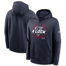 Men's Houston Texans Navy 2023 AFC South Division Champions Locker Room Trophy Collection Club Pullover Hoodie