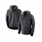 Men's Houston Texans Nike Anthracite Salute to Service Player Performance Hoodie