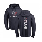 NFL Nike Houston Texans #74 Kendall Lamm Navy Blue Backer Pullover Hoodie