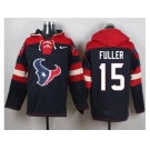 Nike Houston Texans #15 Will Fuller Navy Blue Player Pullover Hoodie