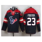 Nike Houston Texans #23 Arian Foster Navy Blue Player Pullover Hoodie