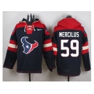 Nike Houston Texans #59 Whitney Mercilus Navy Blue Player Pullover Hoodie