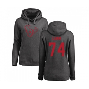 NFL Women's Nike Houston Texans #74 Kendall Lamm Ash One Color Pullover Hoodie
