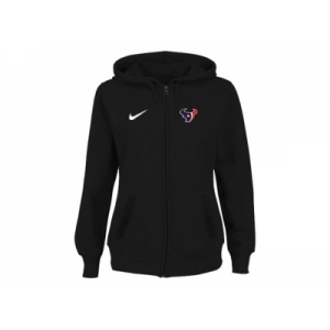 Women Houston Texans Stadium Rally Full Zip Hoodie Black