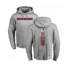 Football Washington Redskins #18 Trey Quinn Ash Backer Pullover Hoodie