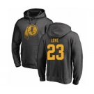 Football Washington Redskins #23 Bryce Love Ash One Color Pullover Hoodie