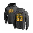 Football Washington Redskins #53 Jon Bostic Ash One Color Pullover Hoodie