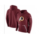 Men Washington Redskins Nike Burgundy Champ Drive Vapor Speed Pullover Hoodie