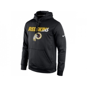 Men's Washington Redskins Nike Black Kick Off Staff Performance Pullover Hoodie