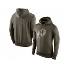 Men's Washington Redskins Nike Olive Salute To Service KO Performance Hoodie