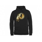 Men's Washington Redskins Pro Line Black Gold Collection Pullover Hoodie