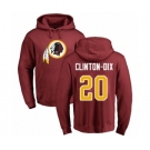 NFL Nike Washington Redskins #20 Ha Clinton-Dix Maroon Name & Number Logo Pullover Hoodie